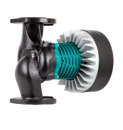 Регулируемый высокоэффективный циркуляционный насос MEGA S 65-12F, 1x230 В, 50 Гц, 35 - 750 Вт, вход/выход DN65 PN10, L=342 мм, корпус-чугун с катафорезным покрытием, колесо-композит, Shinhoo