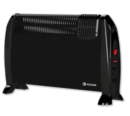 Напольный электрический конвектор ELDOM CFV2000-BL EN, 800+1200W, черный, с вентилятором.