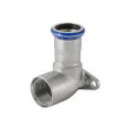 Водорозетка Mapress из нержавеющей стали 90°: d=15мм, Rp=1/2дюйм, L1=4.3см, Geberit