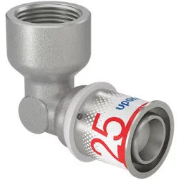 UPONOR S-PRESS PLUS УГОЛЬНИК С ВНУТРЕННЕЙ РЕЗБОЙ 25-RP3/4"ВР '5А