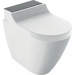 Напольный унитаз-биде Geberit AquaClean Tuma Comfort: Черный / Стекло