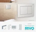 Панель смыва RIVO Touch line Белый матовый (matte WHITE)
