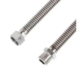 Гибкая подводка 1/2",1 м, Г-Ш шланг сильф SS, ГРЕЕРС