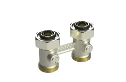 Клапан запорный LV-KB DN 20 PN 10, Т=95 °С, прямой, без возможности опорожнения, для нижнего присоединения к радиатору, Ридан