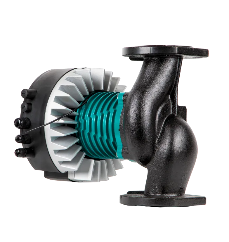 Регулируемый высокоэффективный циркуляционный насос MEGA S 65-12F, 1x230 В, 50 Гц, 35 - 750 Вт, вход/выход DN65 PN10, L=342 мм, корпус-чугун с катафорезным покрытием, колесо-композит, Shinhoo