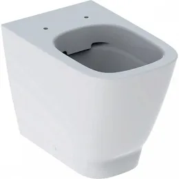 Напольный унитаз Smyle Square, приставной, закрытая форма, Rimfree: T=54см, Белый, Geberit