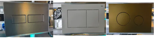 Панель смыва RIVO Touch line Белый матовый (matte WHITE)