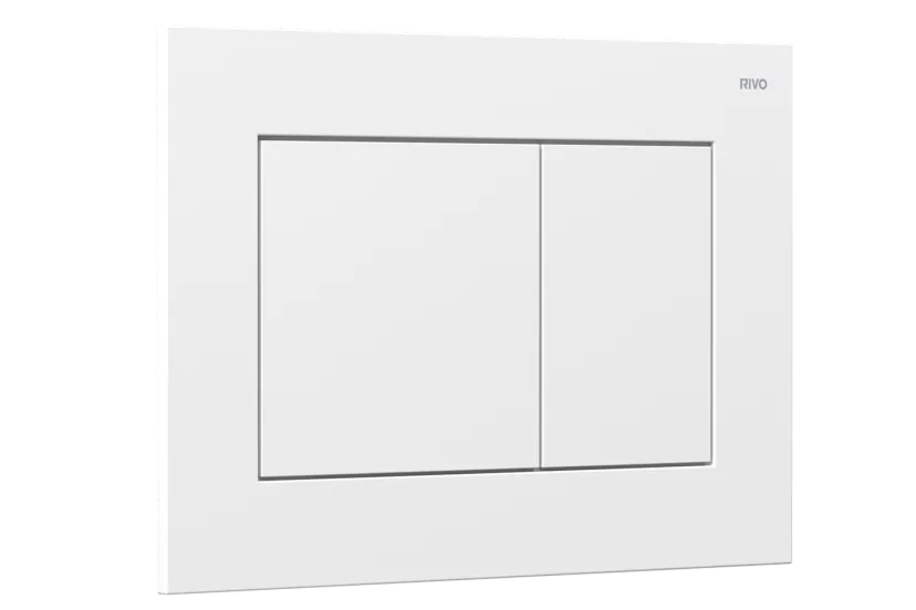 Панель смыва RIVO Touch line Белый матовый (matte WHITE)