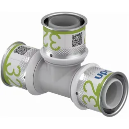 UPONOR S-PRESS PLUS ТРОЙНИК РАВНОПРОХОДНОЙ КОМПОЗИЦИОННЫЙ PPSU 32-32-32 '5И