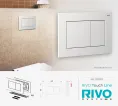 Панель смыва RIVO Touch line Белый матовый (matte WHITE)