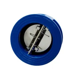 (Замена на CB4449-EA0100) Клапан обратный двухстворчатый CB3449-EPA DN 100 PN 16, межфланцевый, корпус-чугун, створки-нержавеющая сталь, уплотнение EPDM , Tecofi
