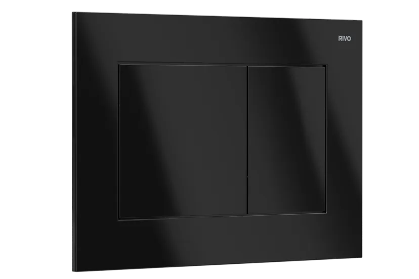 Панель смыва RIVO Touch line Черный глянцевый (glossy BLACK)