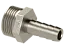 Штуцер для шланга  1/2''x10 - Никелированный