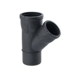 Тройник Geberit Silent-Pro 45°: d=90мм, d1=50мм