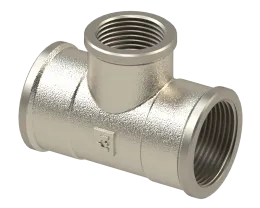 Тройник переходной 1''X3/4''X1'' - Никелированный