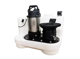Канализационная насосная установка PROLIFT PS.075.3.60, 3×380 В, 50 Гц, 0,75 кВт, выход DN80, кабель-10 м, корпус и колесо-чугун, VANDJORD