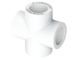 Крестовина PP Dу 20 - белый, SPL-EmirPlast