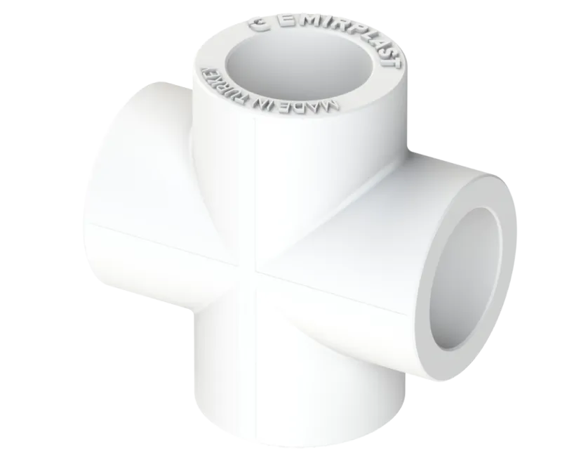 Крестовина PP Dу 20 - белый, SPL-EmirPlast