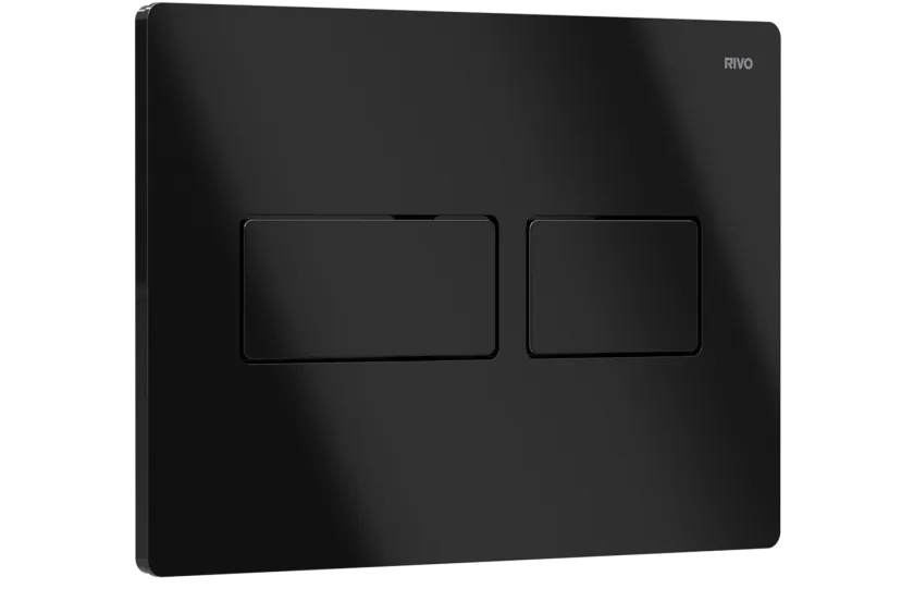 Панель смыва RIVO Touch lux Черный глянцевый (glossy BLACK)