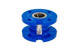 Обратный клапан пружинный NVD-402R DN 65 PN 16, Т = - 15-100°С, фланцевый, корпус-чугун, затвор-нержавеющая сталь, Ридан