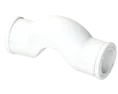 Обводное колено короткое PP Dу 25 - белый, SPL-EmirPlast