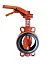 VPI4448R-02EP DN 80 PN 16, межфл, с ручкой, корп и диск-ков.чуг, затвор дисковый, пожар. Tecofi