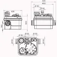 Канализационная станция SFA SANICUBIC 1 WP IP68 NM (1500 Вт)