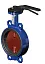 Затвор дисковый VPI4448-02EP DN 65 PN16, поворотный межфланцевый, Tecfly с ручкой, корпус и диск ковкий чугун, манжета EPDM, Tecofi