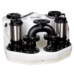 Канализационная насосная установка PROLIFT PD.37.3.450, 3×380 В, 50 Гц, 3,7 кВт, выход DN80, кабель-10 м, корпус-чугун, колесо-нержавеющая сталь, VANDJORD