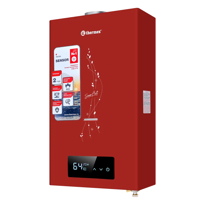 Газовая колонка THERMEX S 20 MD (Art Red)