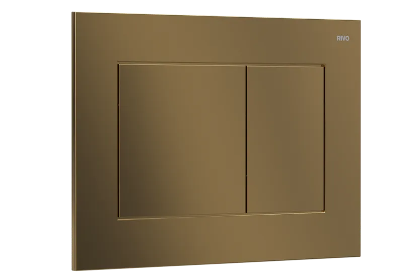 Панель смыва RIVO Touch line Латунь матовая (matte BRASS)