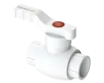 Шаровой кран стандарт PP Dу 20 - белый, SPL-EmirPlast