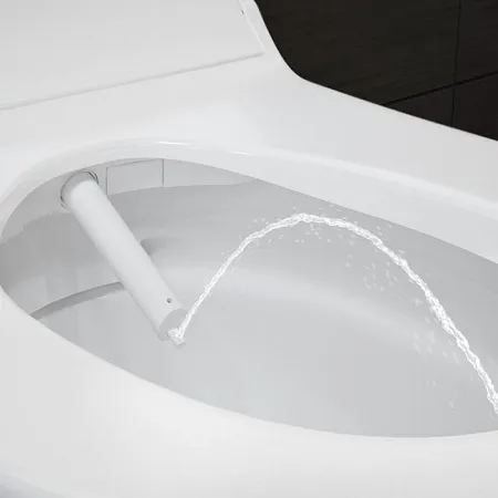 Подвесной унитаз-биде Geberit AquaClean Tuma Classic: Альпийский белый