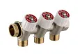 Usystems коллектор SH 1" с вентилями НР/ВР 3x1/2"НР, ц/ц 38мм '5И